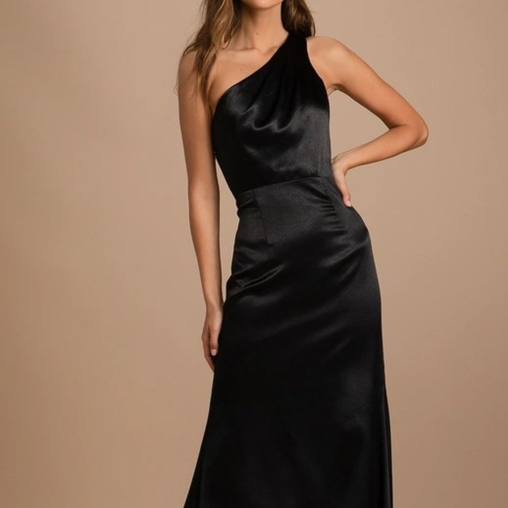 Black Bridesmaid Dress (Lulu's)